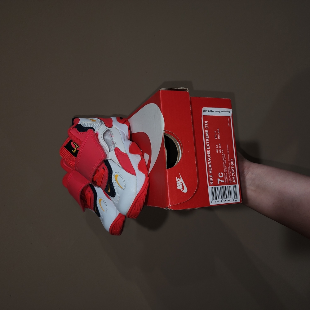 Nike Red and White Sneakers